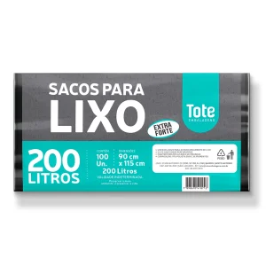 Saco para lixo em Fardo - 200 Litros Extra Forte
